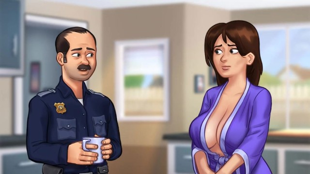 Summertime Saga Reworked - 6 Officer Has Bad News By Misskitty2K